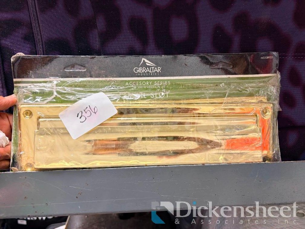 Gibraltar Industries Polished Brass Mail Slot