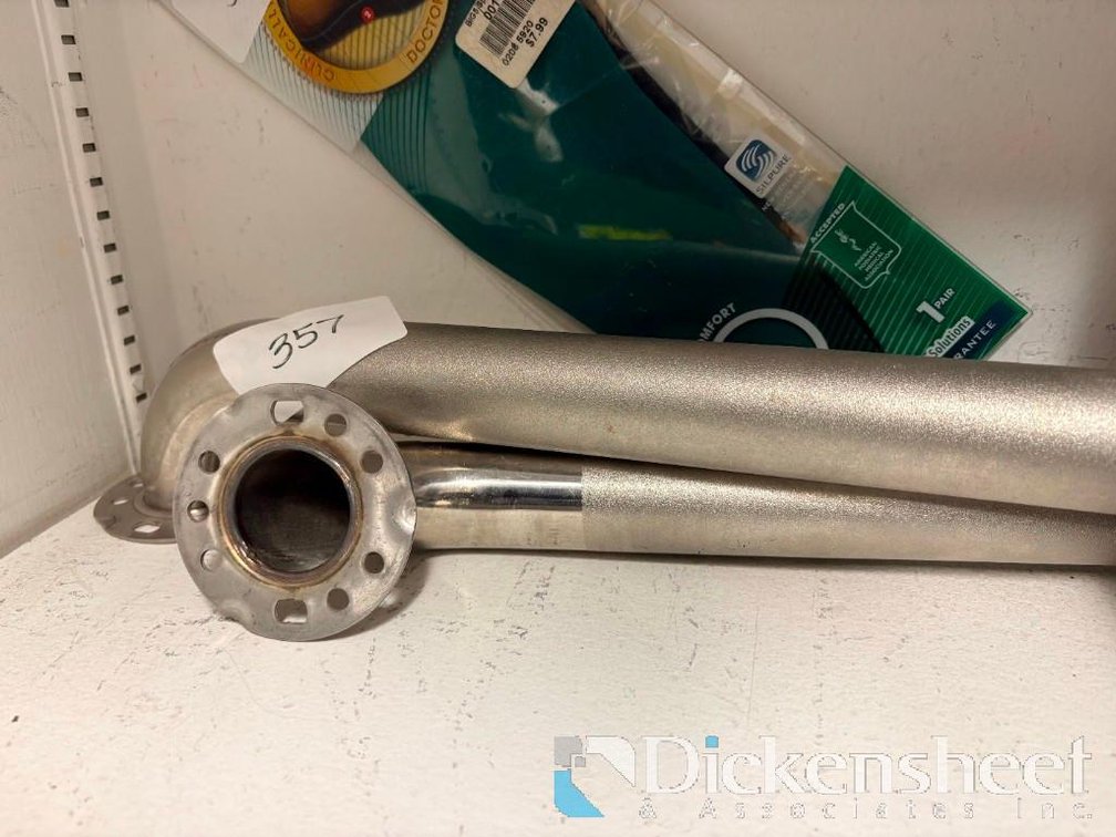 (2) Stainless Steel Metal Safety Grab Bars