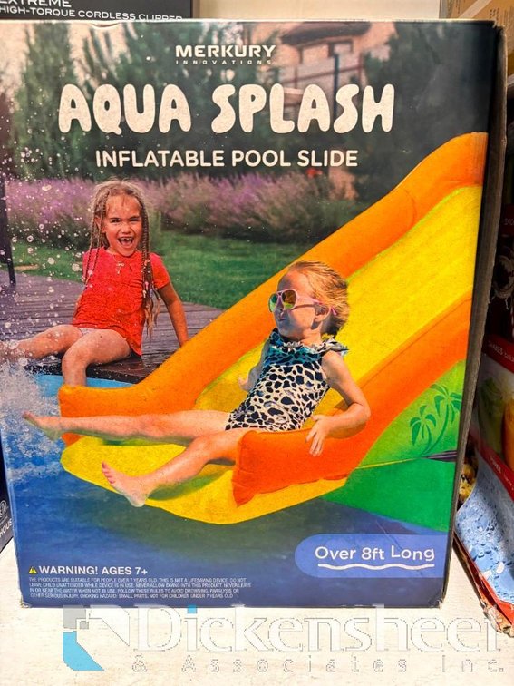 Aqua Splash Inflatable Pool Slide