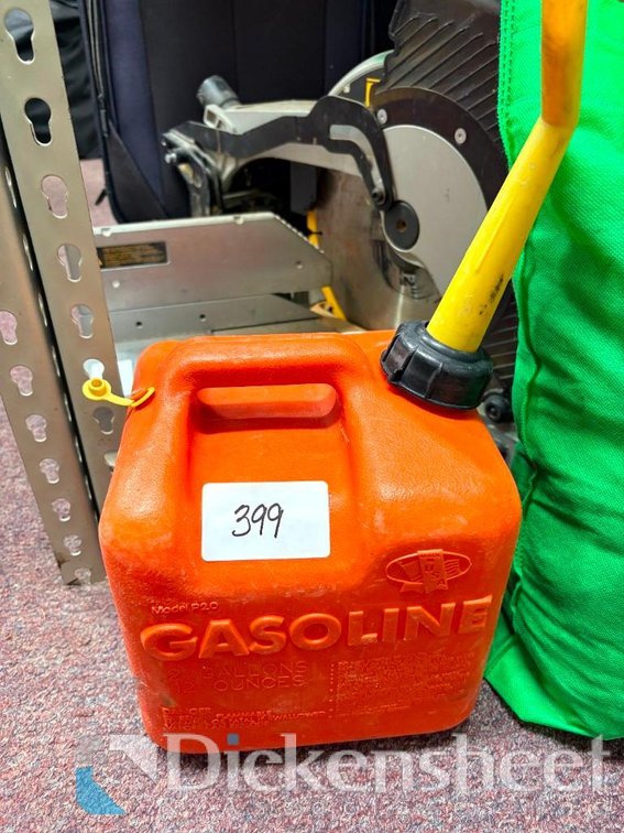 Hard Plastic Gasoline Can