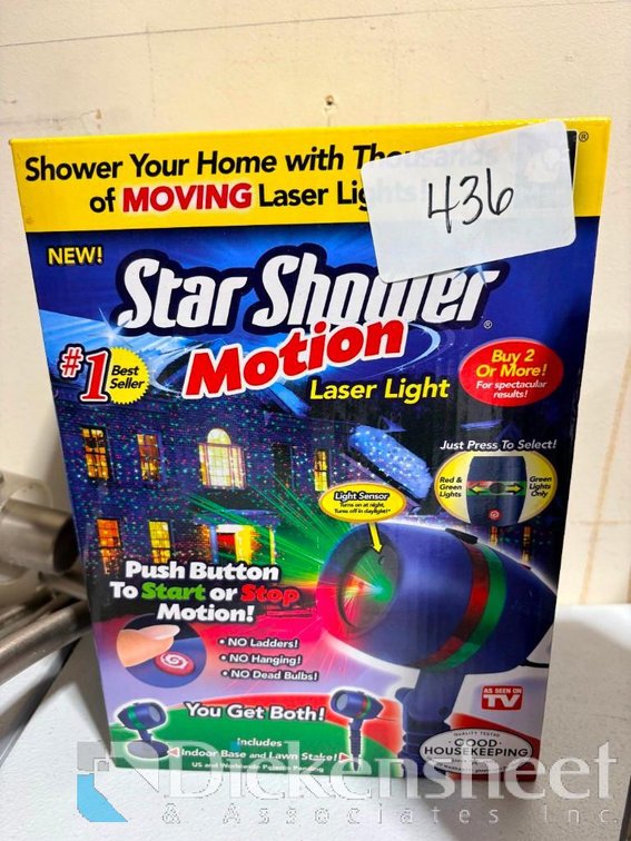 Star Shower Motion Light