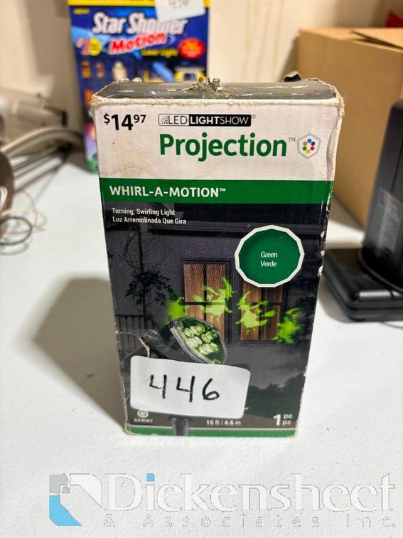 Projection Whirl-a-Motion Light