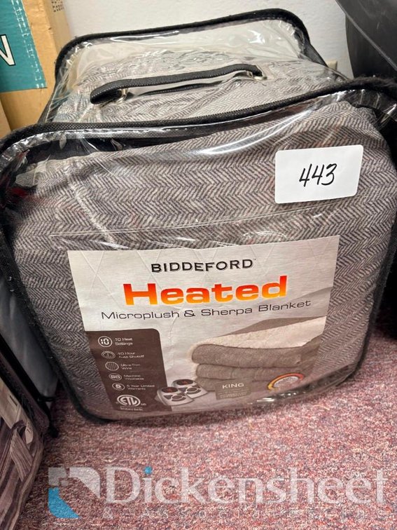 Biddeford Microplush Sherpa Blanket