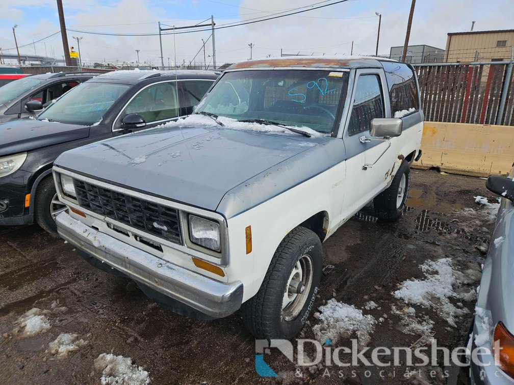 1987 FORD BRONCO UP 1FMCU14T0HUA80041