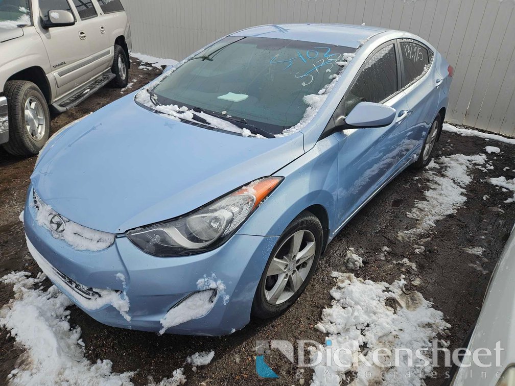 2013 HYUN ELANTRA 4D KMHDH4AE9DU848223