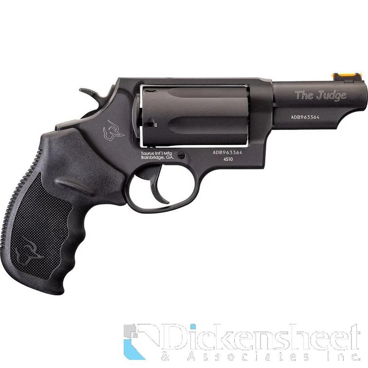 REVOLVER: TAURUS JUDGE .45COLT/.410 BK 3" 5-RDS