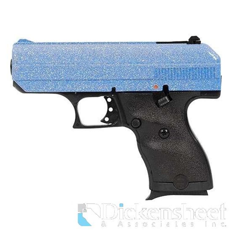PISTOL: HI POINT C-9 9MM PISTOL, BLUE SPARKLE SLIDE 8RD
