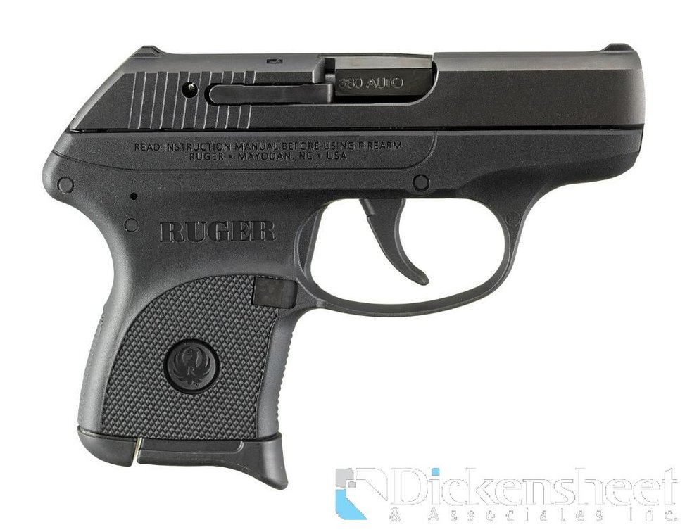 PISTOL: RUGER LCP 380ACP BL/POLYMER 6+1 3701