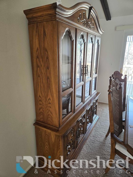 WOOD CHINA CABINET 