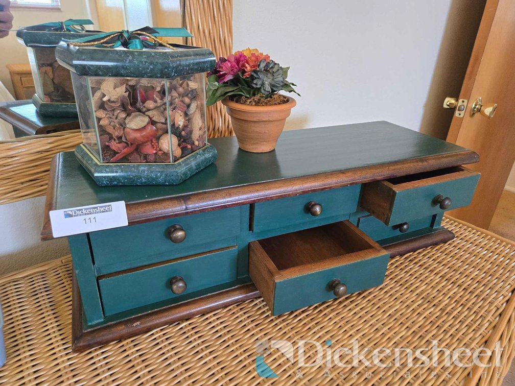 SIX DRAWER COUNTERTOP ORGANIZER LOT 