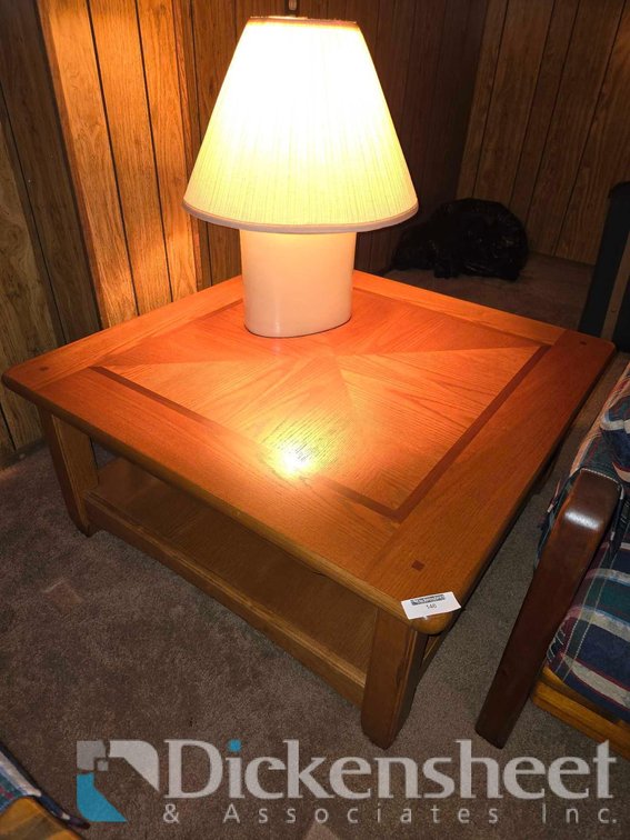 WOOD SIDE TABLE 