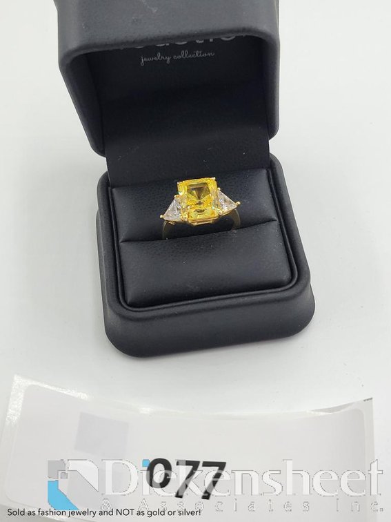Fancy Fashion Ring with Yellow Stone