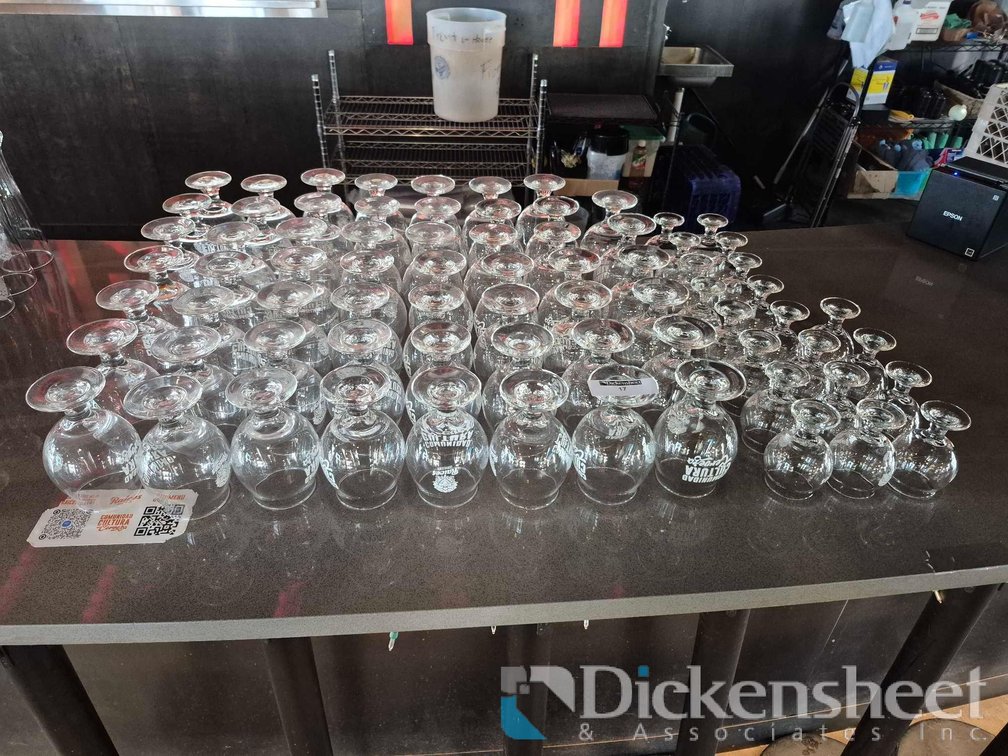 VARIOUS STEMWARE GLASSES 