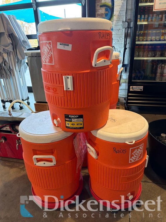 LOT OF (3) IGLOO WATER COOLERS