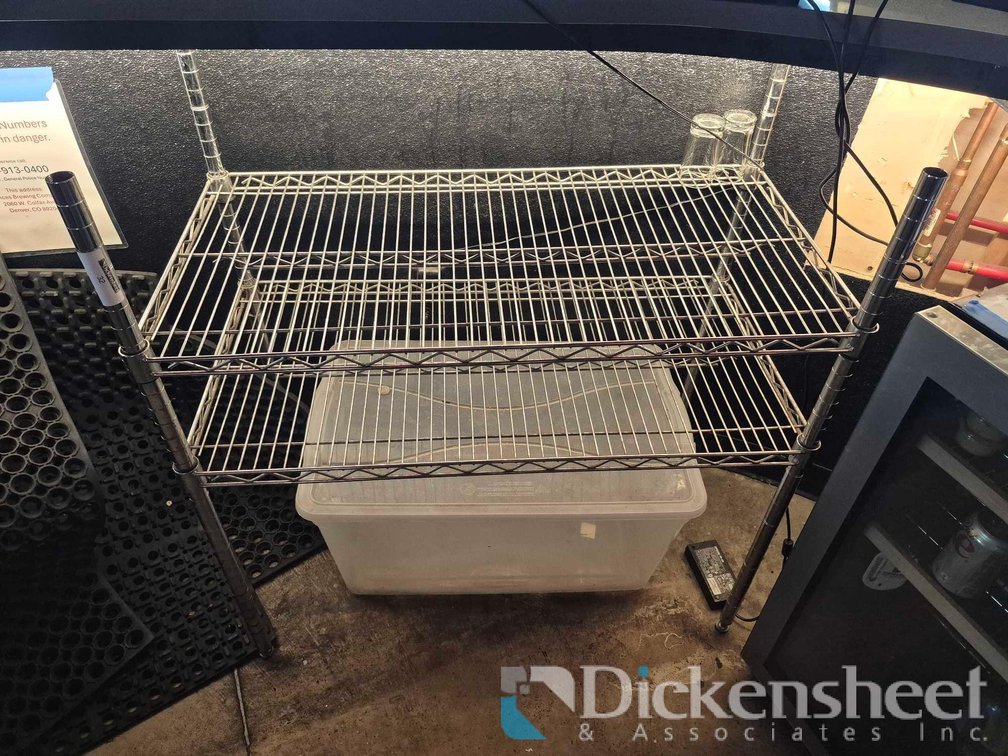 TWO TIER CHROME ADJUSTABLE WIRE RACK - QTY (2)