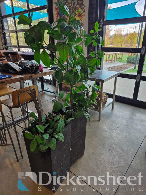 LOT OF (2) ARTIFICIAL PLANTS