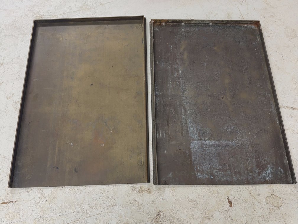 2 Brass Galley Trays