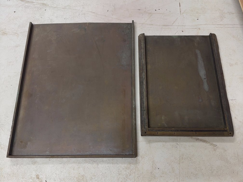 2 Brass Galley Trays