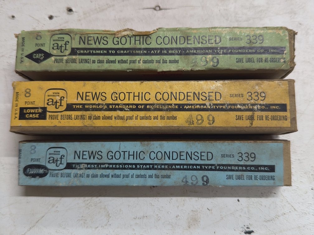 ATF News Gothic Condensed Type