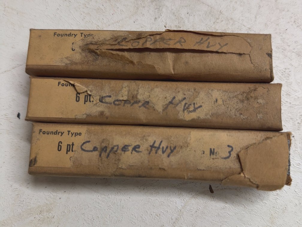 6 Pt Copper Heavy Type