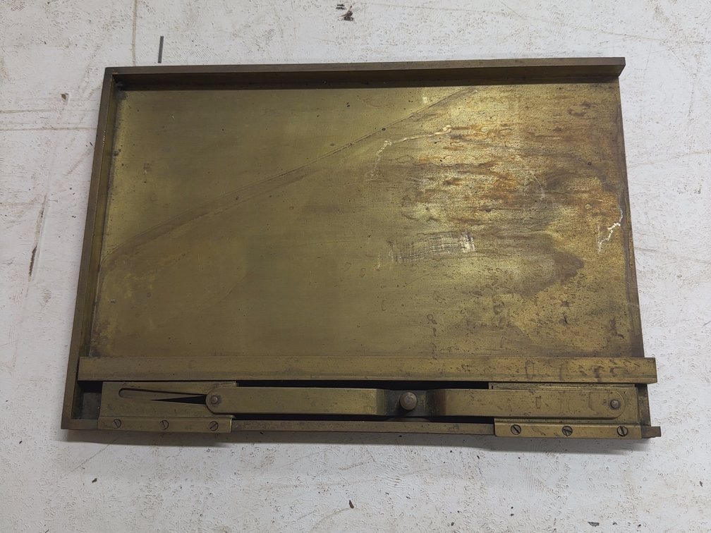 Adjustable Brass Galley Tray
