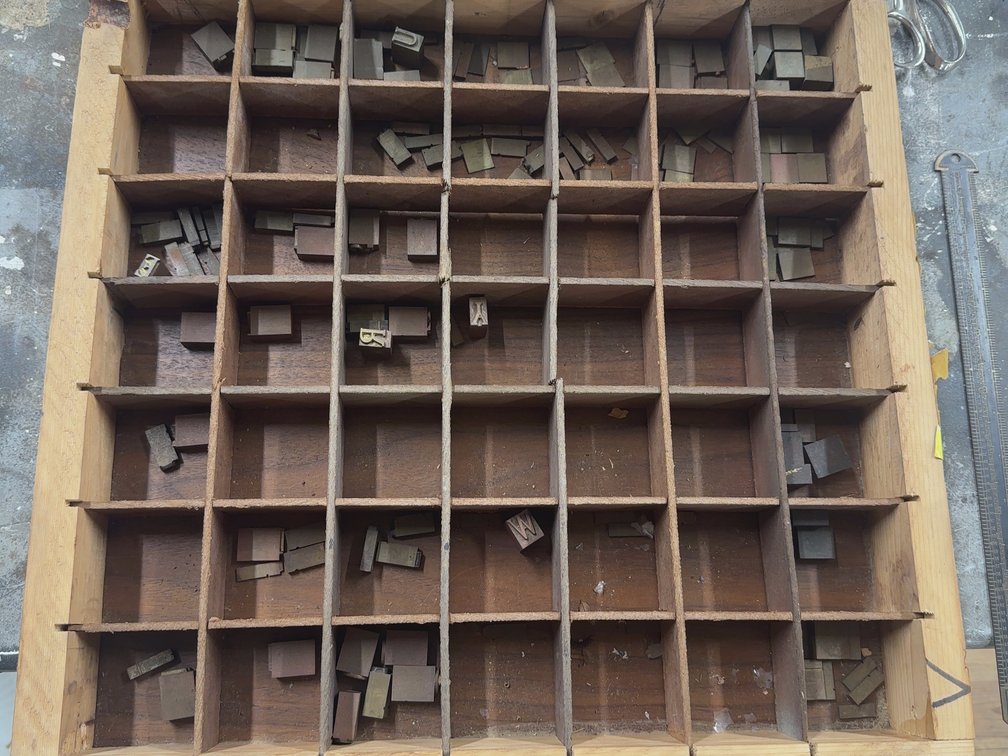 Brass Type Pieces