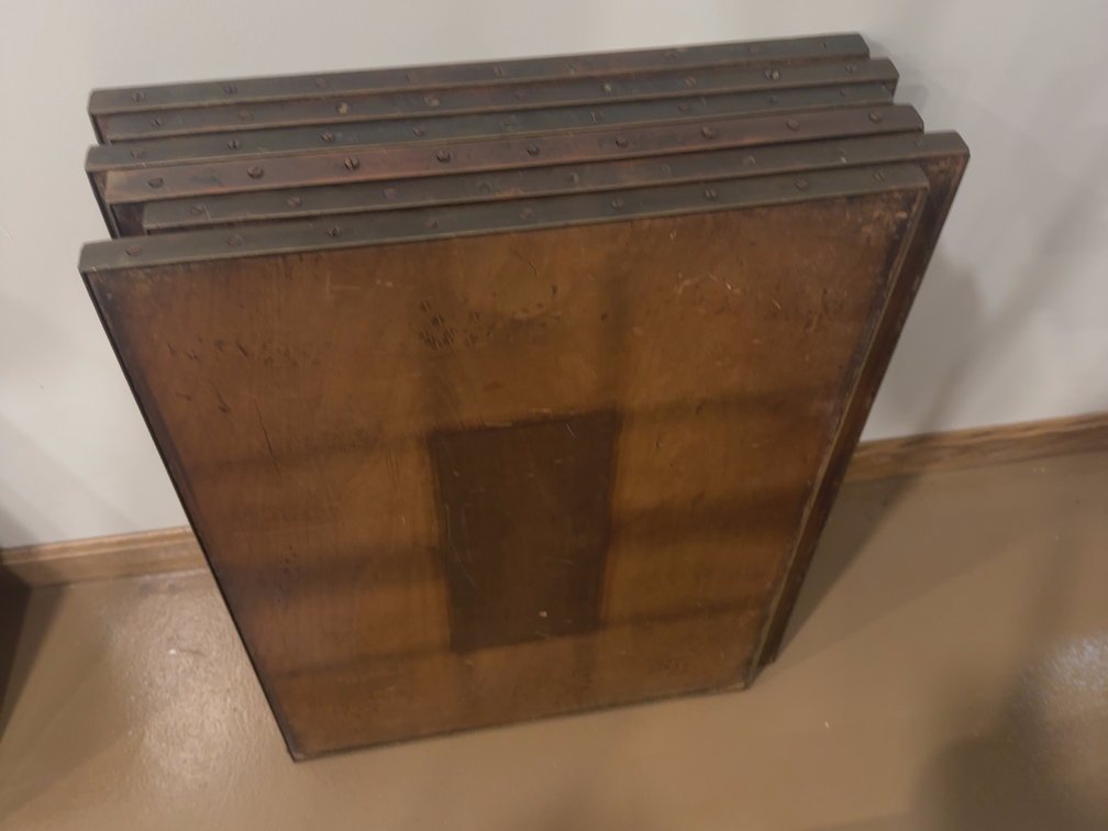 6- 18x25” Hamilton Press Boards