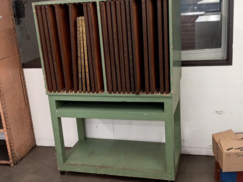 Press Board Cabinet
