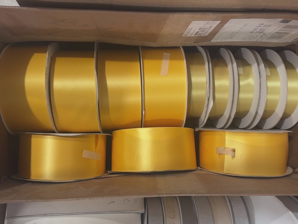 Yellow/Gold Scher Ribbon