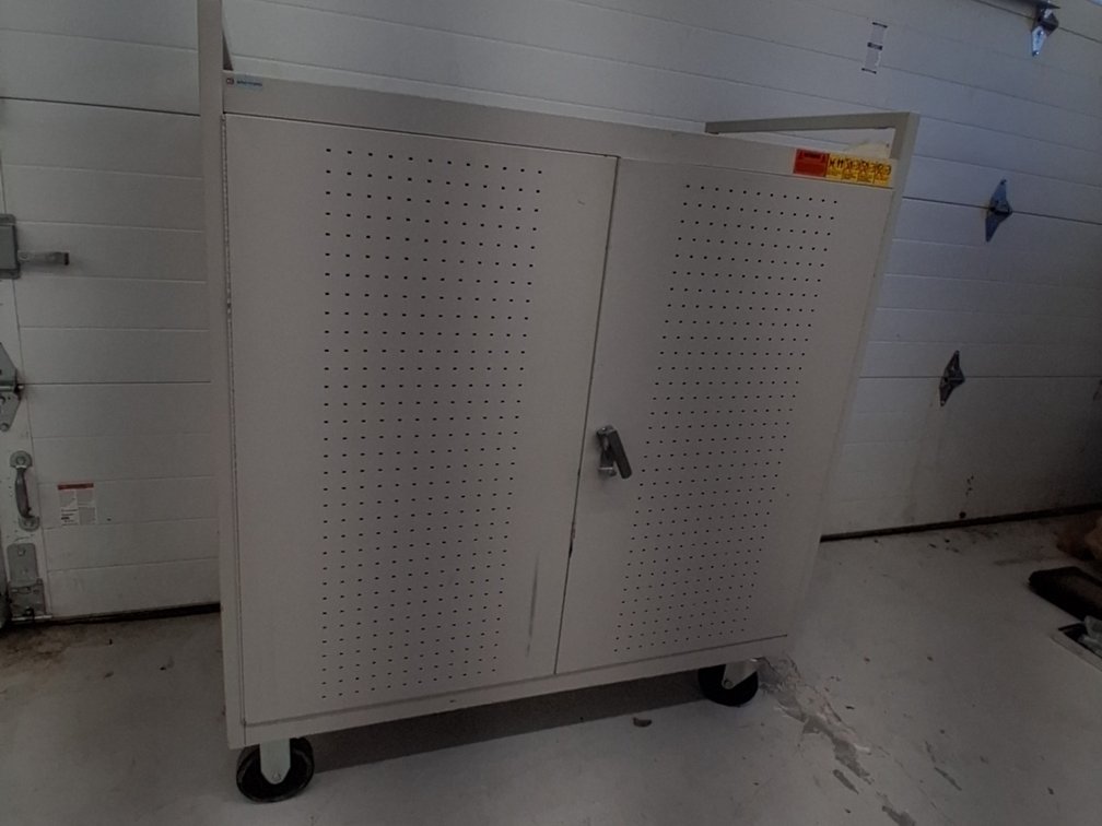 Metal Litho Stone Cabinet