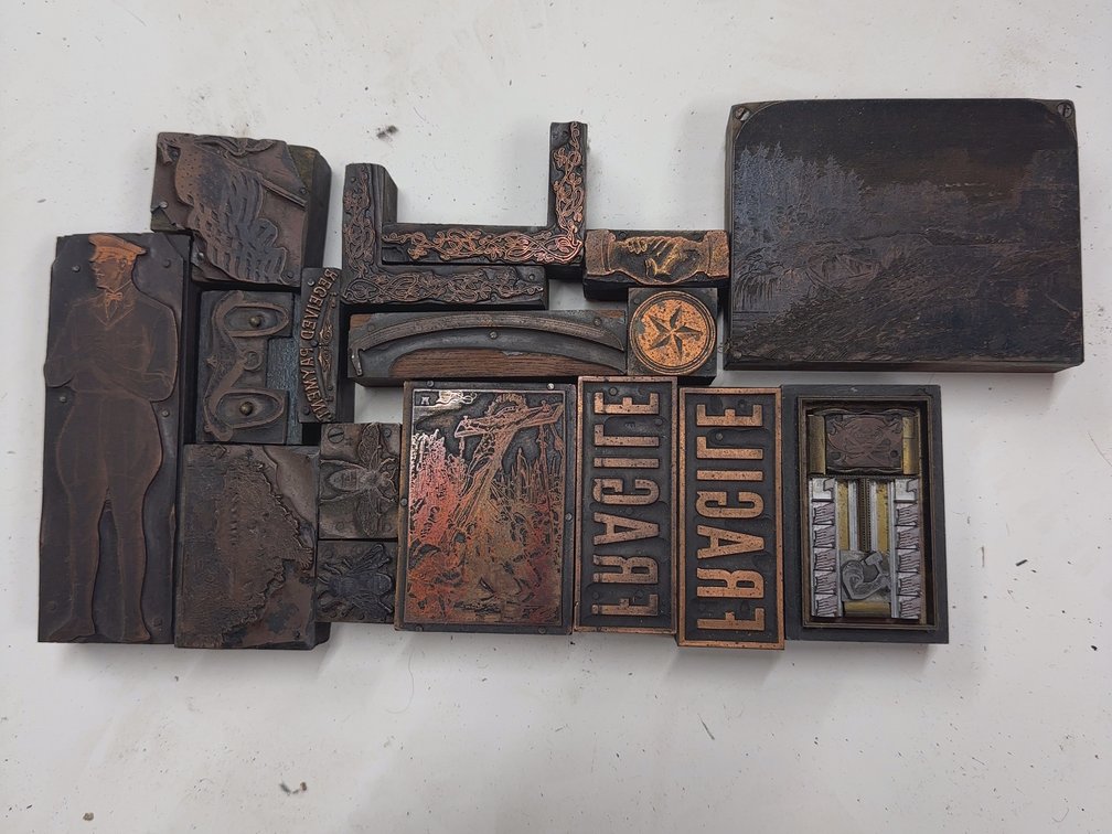 Copperfaced Printing Blocks