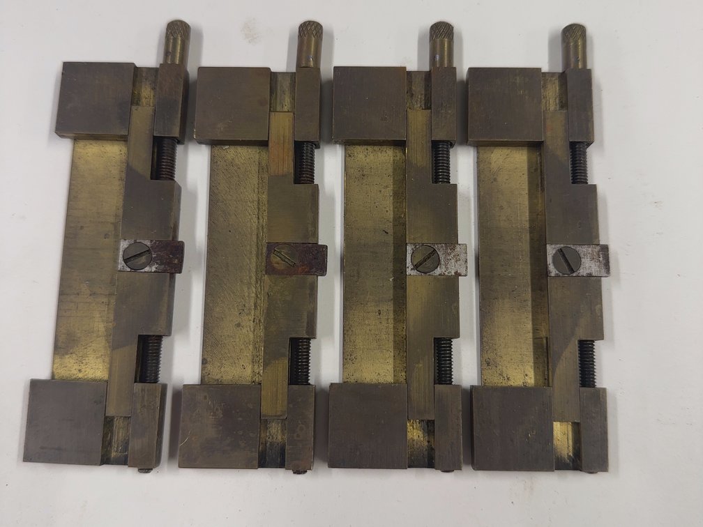 4 - 2.25” Brass Pallets