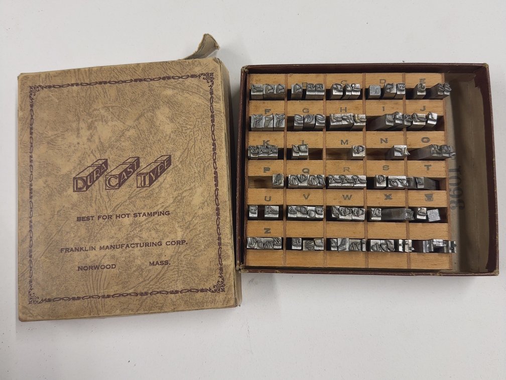 Franklin MFG 18 Pt Lead Type