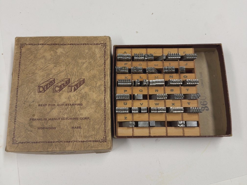 Franklin MFG 18 Pt Lead Type