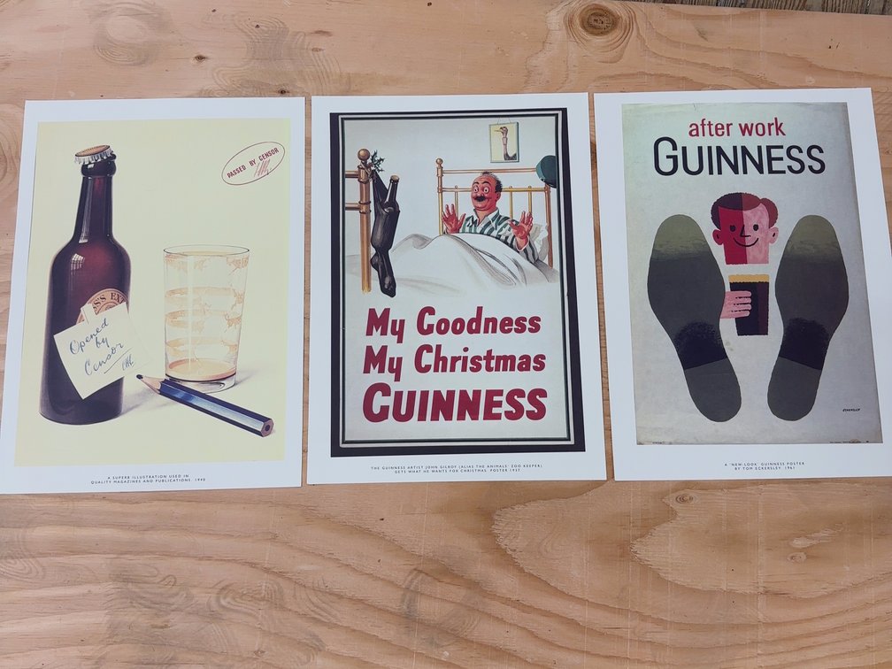 3 Guinness Posters