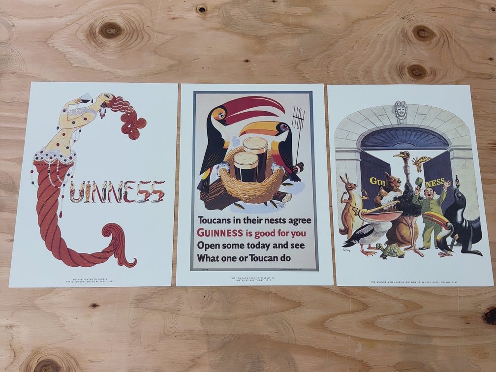 3 Guinness Posters