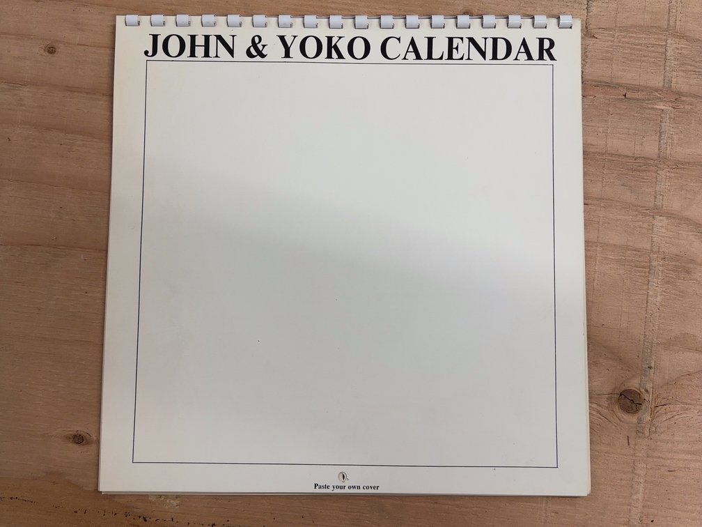 1970 John & Yoko Calender