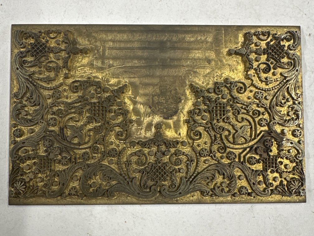 Brass Printing Plate