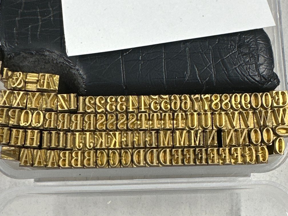12 Pt Elizabethan Brass Type