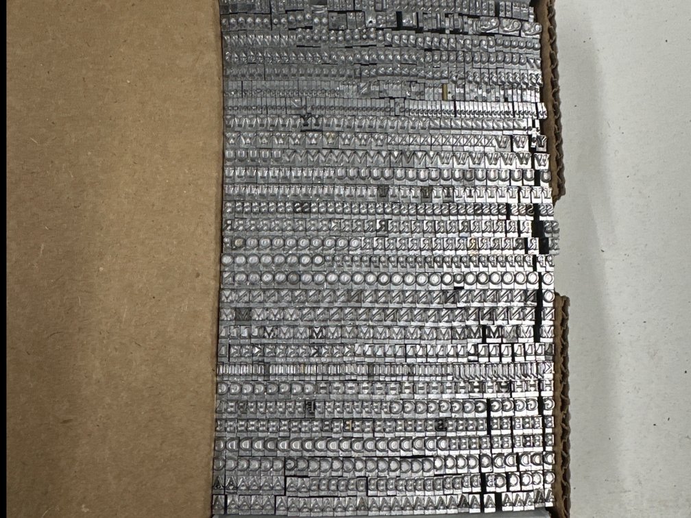 12 Pt Lead Type