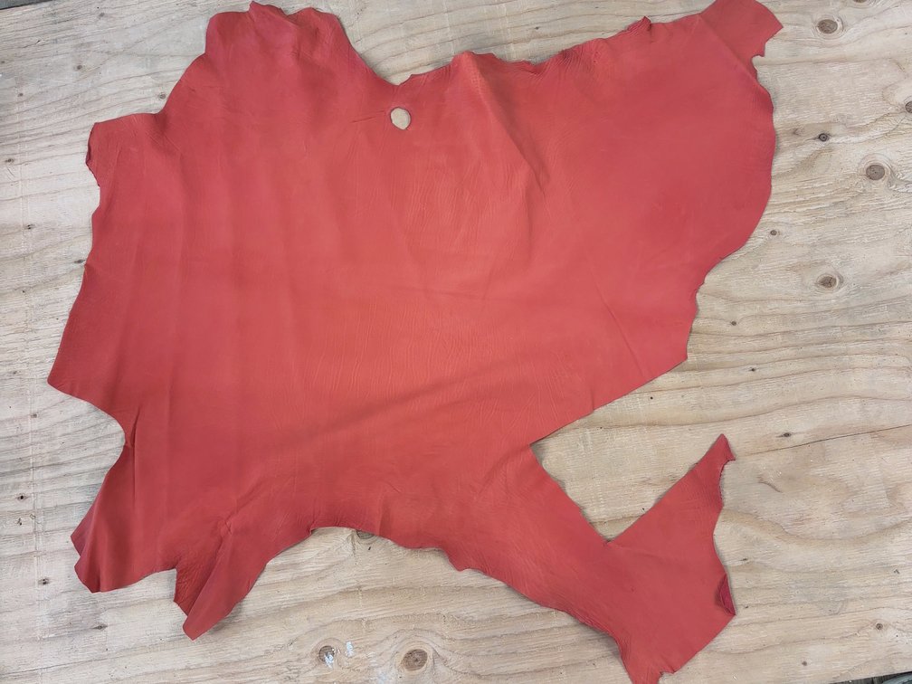 Orange Leather