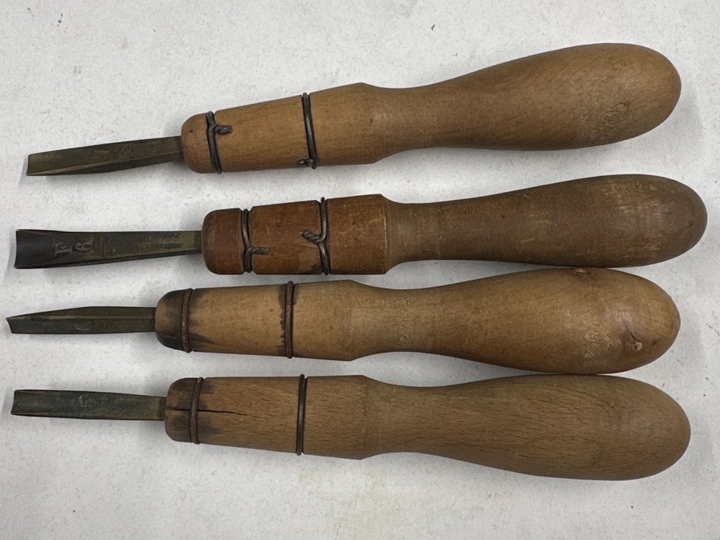 F. Klement Brass Gouges