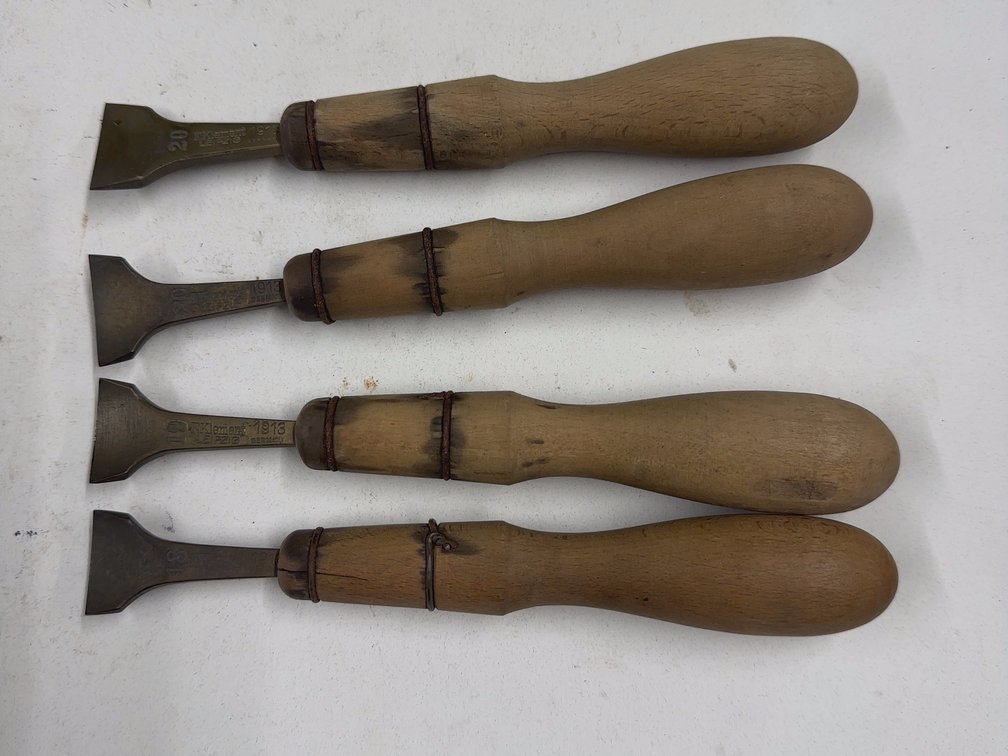 F. Klement Brass Gouges