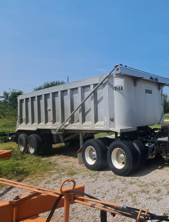 Travis Dump Trailer-Aluminum Liner Top, 26ft