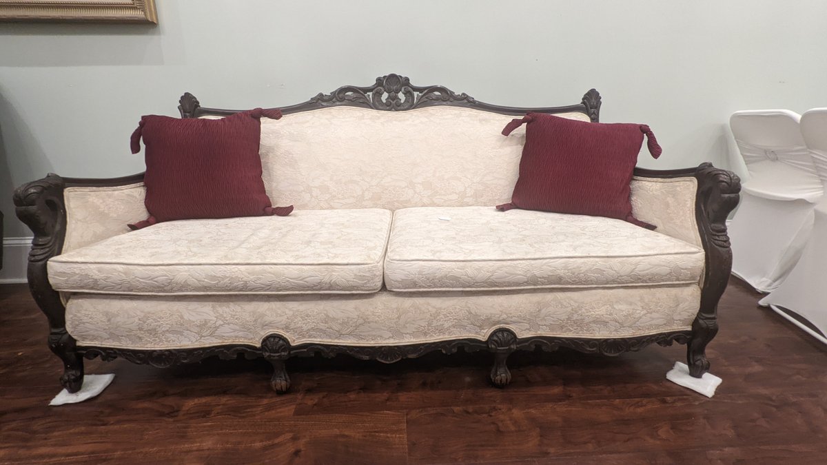 Antique White Couch