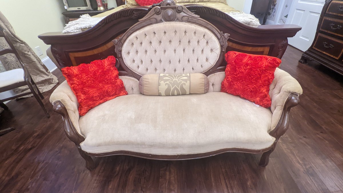 Antique Beige Couch