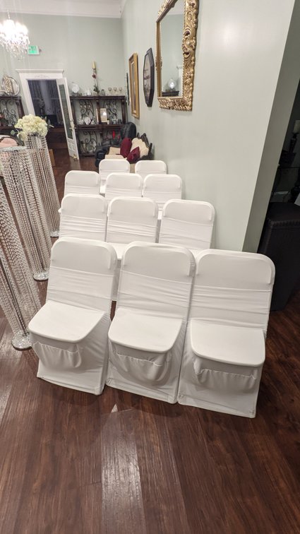 Folding Chairs with Covers