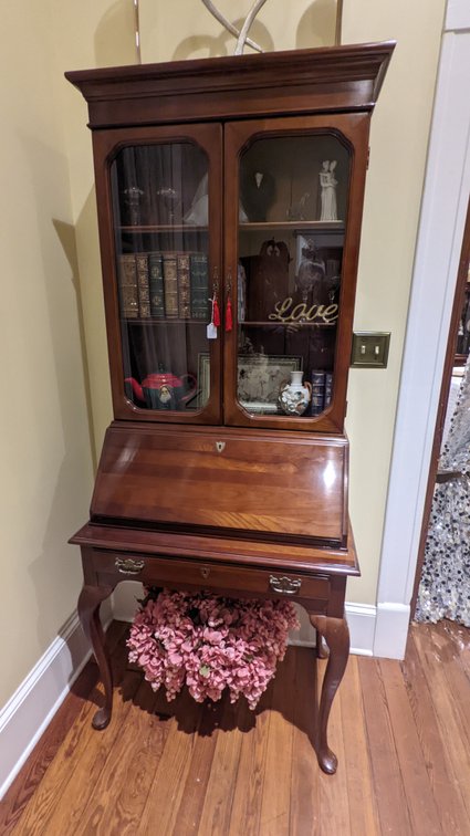 Antique Desk and Contents