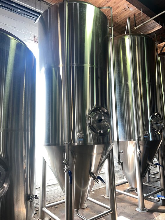 PREMIER STAINLESS - 40 bbl Jacketed Conical Fermentation Vessel
