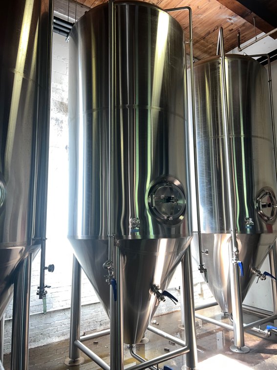 PREMIER STAINLESS - 40 bbl Jacketed Conical Fermentation Vessel